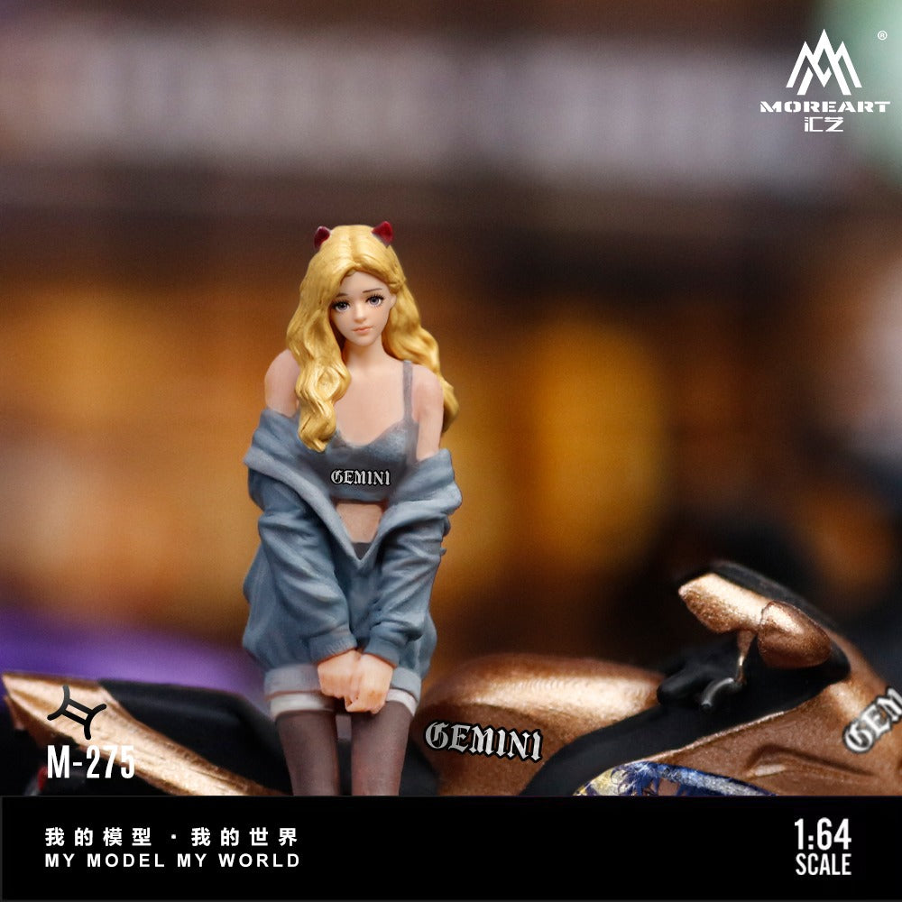 MoreArt 1:64 Twin Star Floral Beauty Knight Set Resin Model