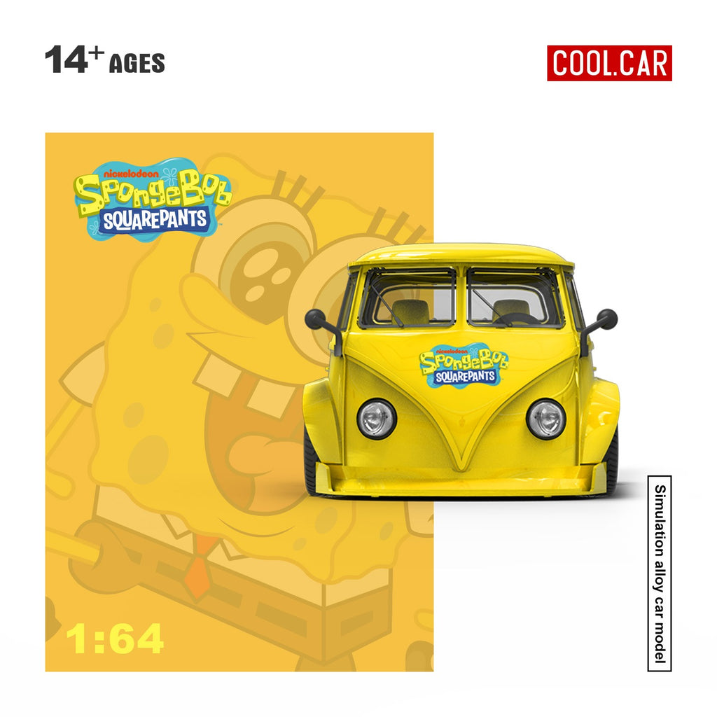 CoolCar 1:64 Volkswagen T1 pickup truck - SpongeBob
