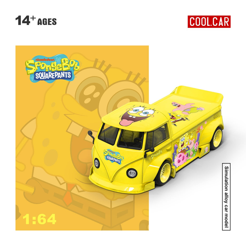 CoolCar 1:64 Volkswagen T1 pickup truck - SpongeBob