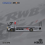 SupCar & Cheng Yimou masterpiece 1:64 H300 trailer - Battle Grey