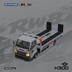 SupCar & Cheng Yimou masterpiece 1:64 H300 trailer - Battle Grey
