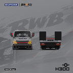 SupCar & Cheng Yimou masterpiece 1:64 H300 trailer - Battle Grey