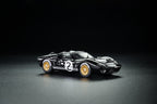 G&KH  Scania Car Carrier (KH T-607 Black) & GT40 Mk II #2 - (FG 640005-01 Black)