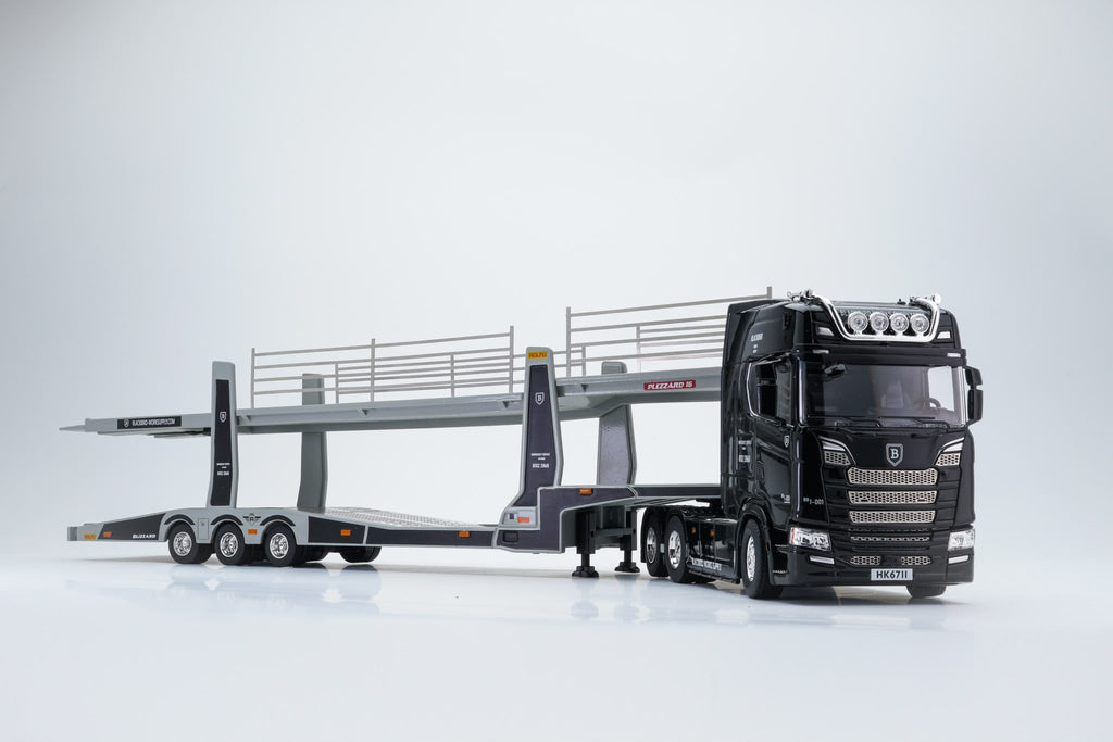 G&KH  Scania Car Carrier (KH T-607 Black) & GT40 Mk II #2 - (FG 640005-01 Black)