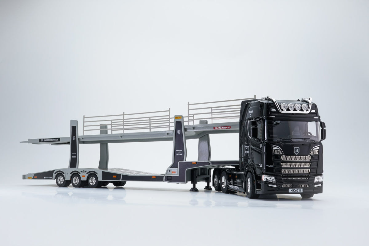 G&KH  Scania Car Carrier (KH T-607 Black) & GT40 Mk II #2 - (FG 640005-01 Black)