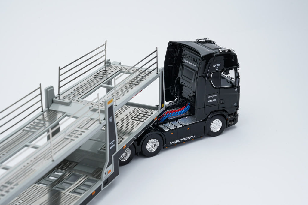 G&KH  Scania Car Carrier (KH T-607 Black) & GT40 Mk II #2 - (FG 640005-01 Black)