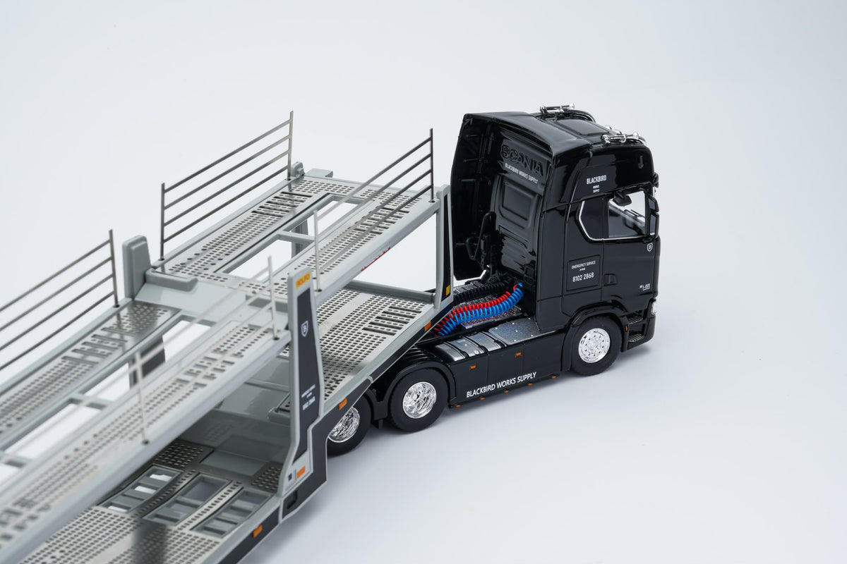 G&KH  Scania Car Carrier (KH T-607 Black) & GT40 Mk II #2 - (FG 640005-01 Black)