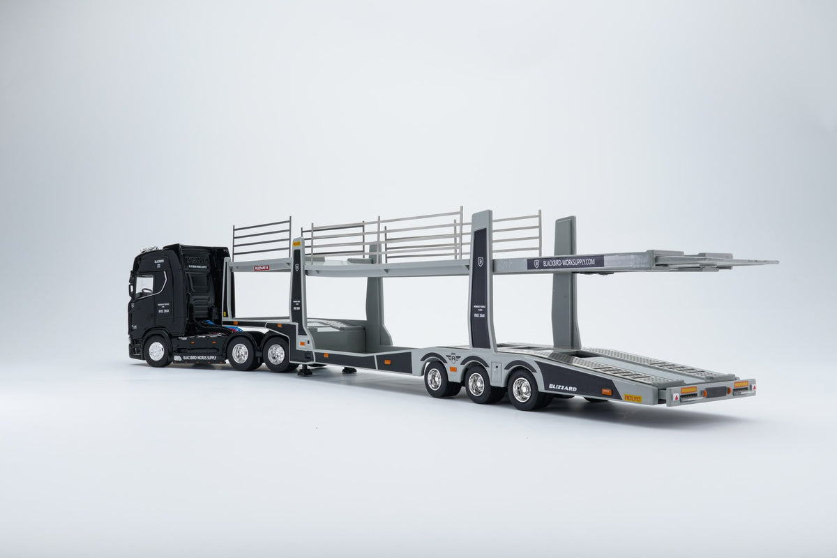G&KH  Scania Car Carrier (KH T-607 Black) & GT40 Mk II #2 - (FG 640005-01 Black)