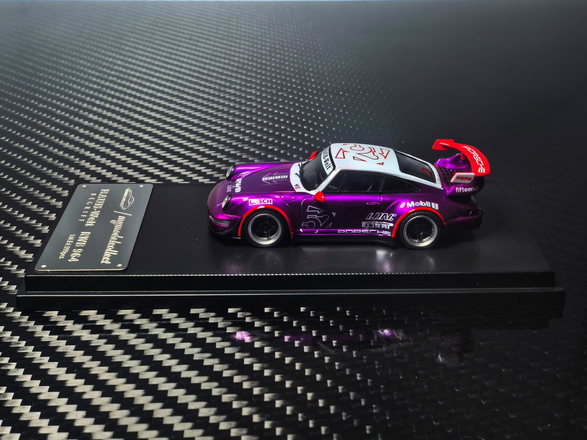 MC Model RWB964 High Wing Transparent Pink Purple - MC640024P