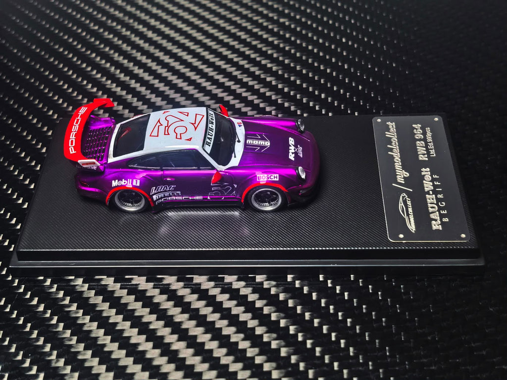 MC Model RWB964 High Wing Transparent Pink Purple - MC640024P