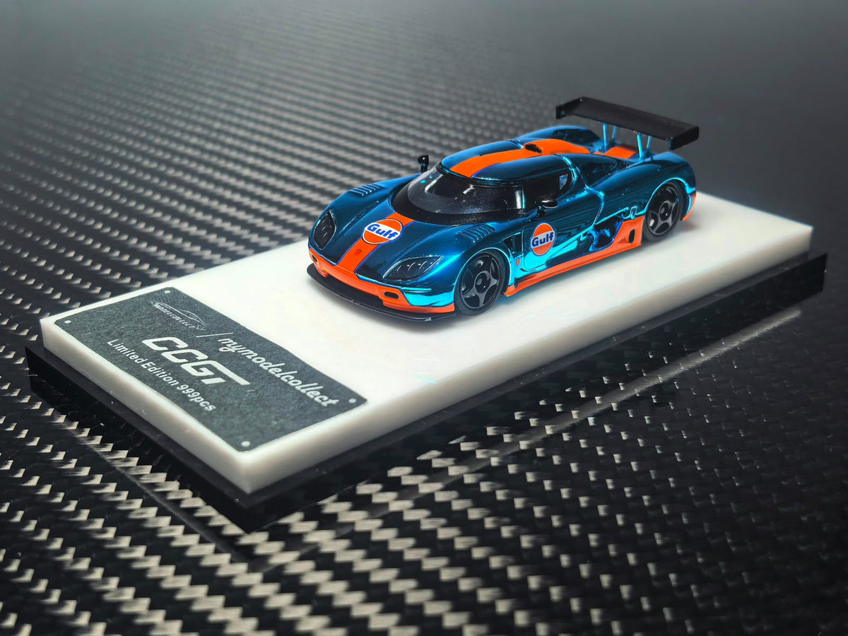 MC 1/64 Koenigsegg CCGT - MC640027D Chrome Gulf