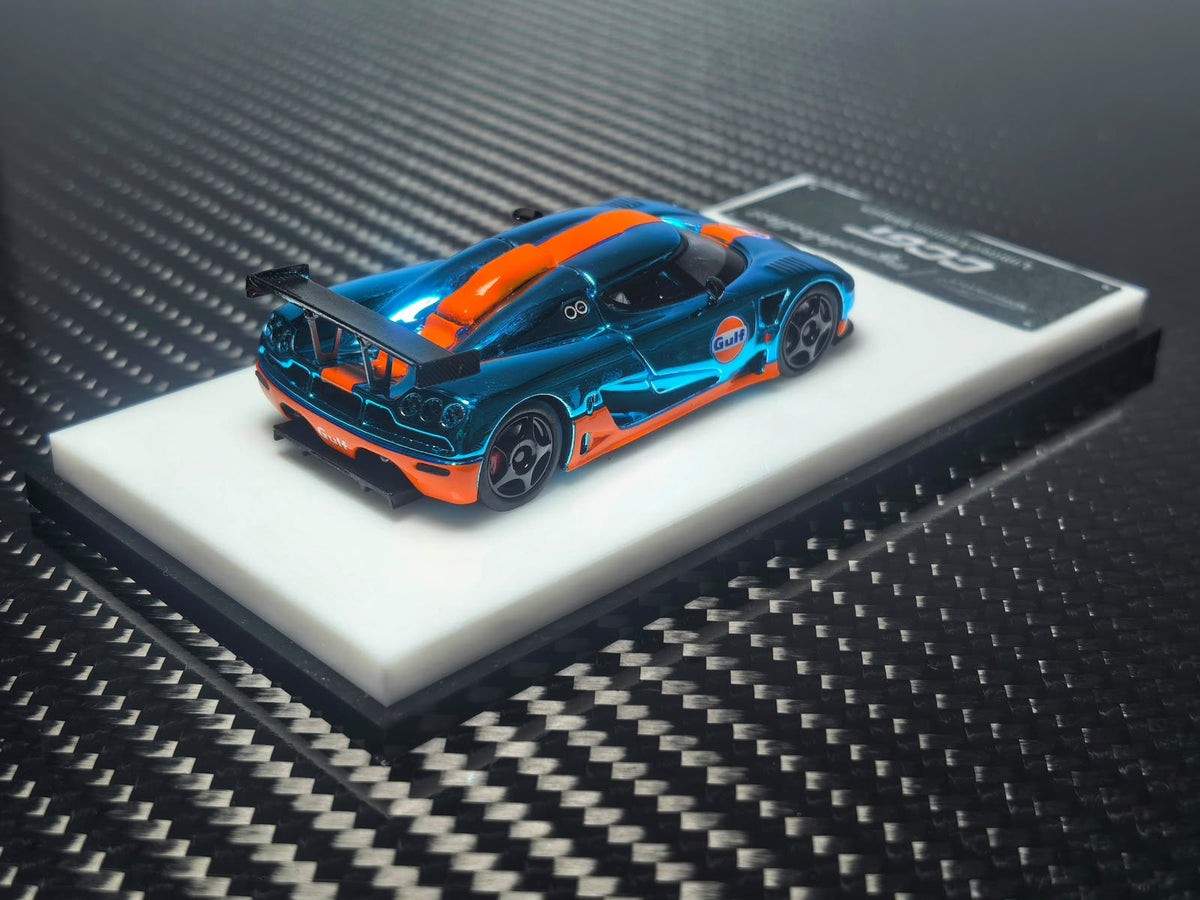 MC 1/64 Koenigsegg CCGT - MC640027D Chrome Gulf