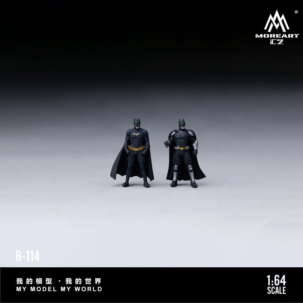 MoreArt 1:64 Batman Dark Knight Doll Set Simulation Resin Model