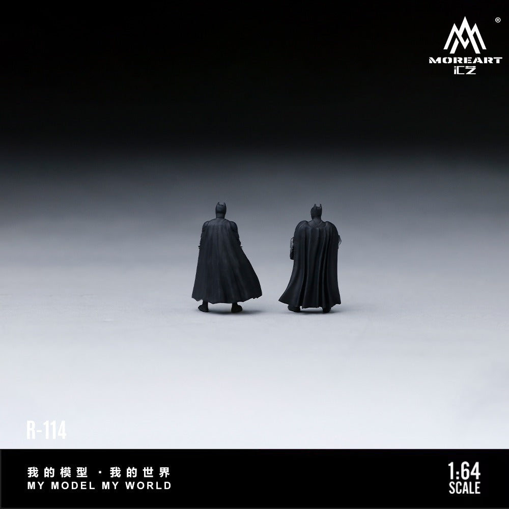 MoreArt 1:64 Batman Dark Knight Doll Set Simulation Resin Model