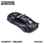 TimeMicro × PSC DESIGN 1:64 R34 "Tiger Tooth" Black Nightingale & Silver Nightingale