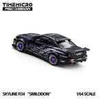 TimeMicro × PSC DESIGN 1:64 R34 "Tiger Tooth" Black Nightingale & Silver Nightingale