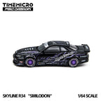 TimeMicro × PSC DESIGN 1:64 R34 "Tiger Tooth" Black Nightingale & Silver Nightingale