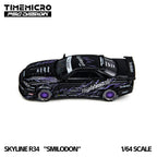 TimeMicro × PSC DESIGN 1:64 R34 "Tiger Tooth" Black Nightingale & Silver Nightingale