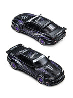 TimeMicro × PSC DESIGN 1:64 R34 "Tiger Tooth" Black Nightingale & Silver Nightingale