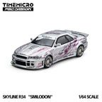 TimeMicro × PSC DESIGN 1:64 R34 "Tiger Tooth" Black Nightingale & Silver Nightingale