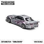 TimeMicro × PSC DESIGN 1:64 R34 "Tiger Tooth" Black Nightingale & Silver Nightingale