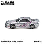 TimeMicro × PSC DESIGN 1:64 R34 "Tiger Tooth" Black Nightingale & Silver Nightingale