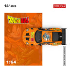 CoolCar 1:64 Porsche 992 GT3 RS - Dragon Ball painted