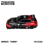 TimeMicro × PSC DESIGN&nbsp;1:64 Impreza "Raider" Red & Black