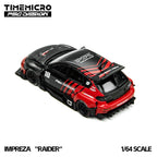 TimeMicro × PSC DESIGN&nbsp;1:64 Impreza "Raider" Red & Black