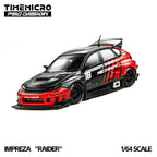 TimeMicro × PSC DESIGN&nbsp;1:64 Impreza "Raider" Red & Black