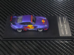 MC 1/64 RWB993 High Wing Diecast Model - Matte Purple Red Bull Livery