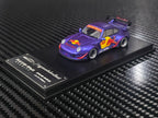 MC 1/64 RWB993 High Wing Diecast Model - Matte Purple Red Bull Livery