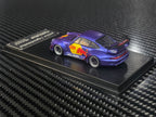 MC 1/64 RWB993 High Wing Diecast Model - Matte Purple Red Bull Livery