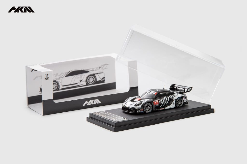 HKM 1/64 911 (992) GT3 R Rennsport Diecast Model.