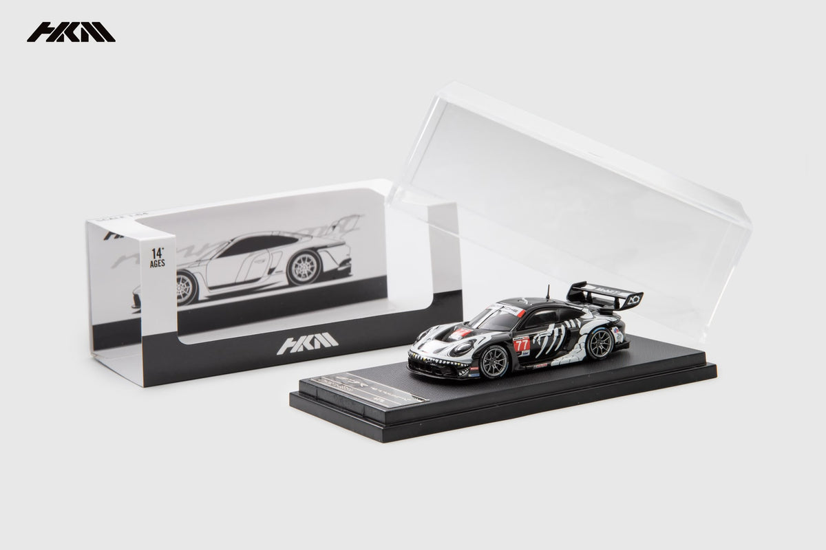 HKM 1/64 911 (992) GT3 R Rennsport Diecast Model.