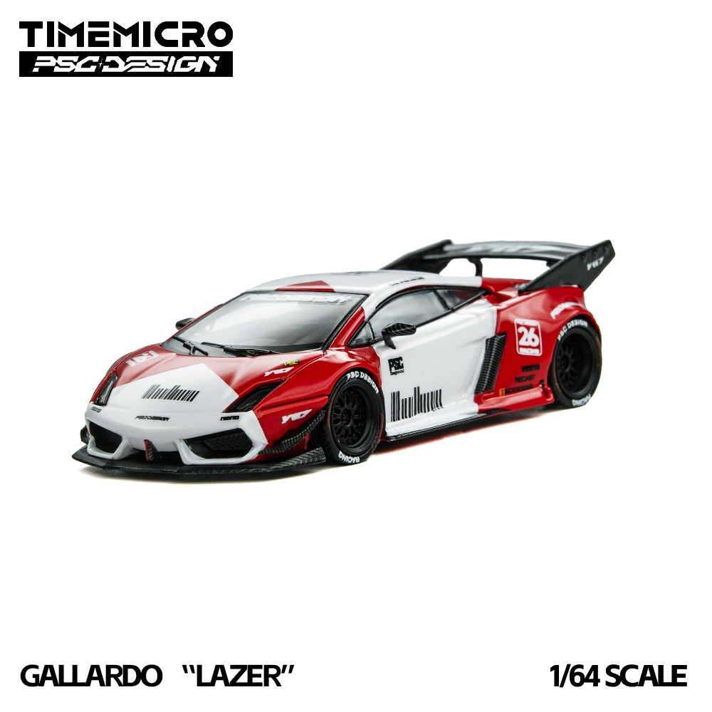 TimeMicro × PSC DESIGN 1:64 Gallardo "Lazer" Marlboro Tribute