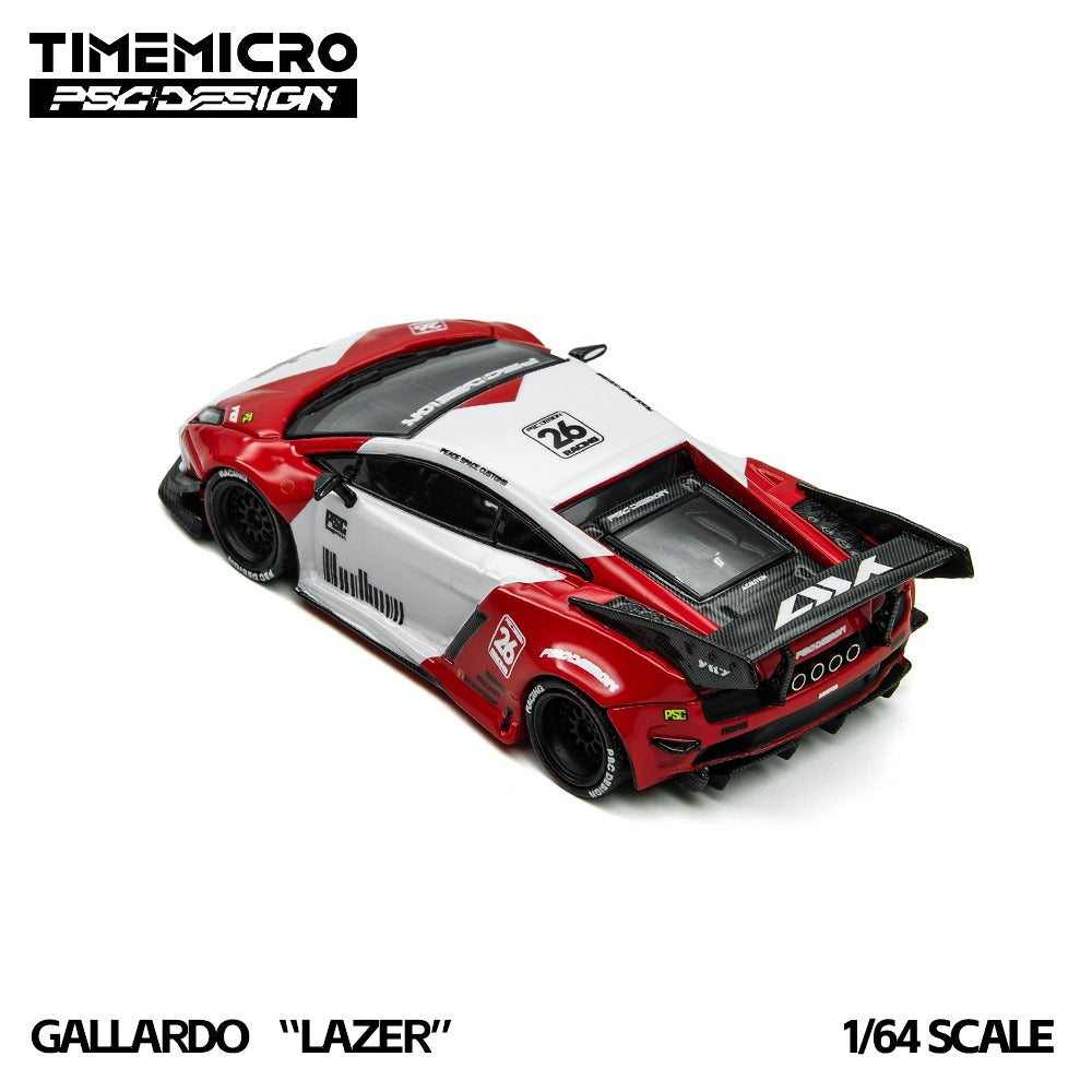 TimeMicro × PSC DESIGN 1:64 Gallardo "Lazer" Marlboro Tribute