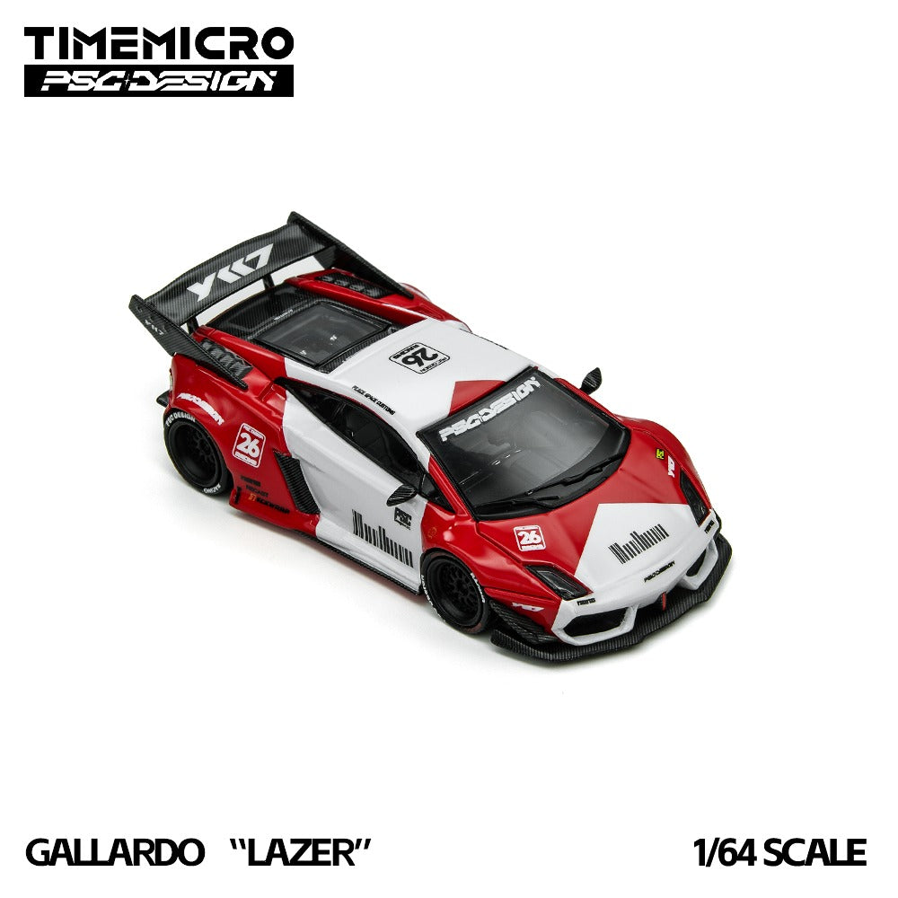 TimeMicro × PSC DESIGN 1:64 Gallardo "Lazer" Marlboro Tribute