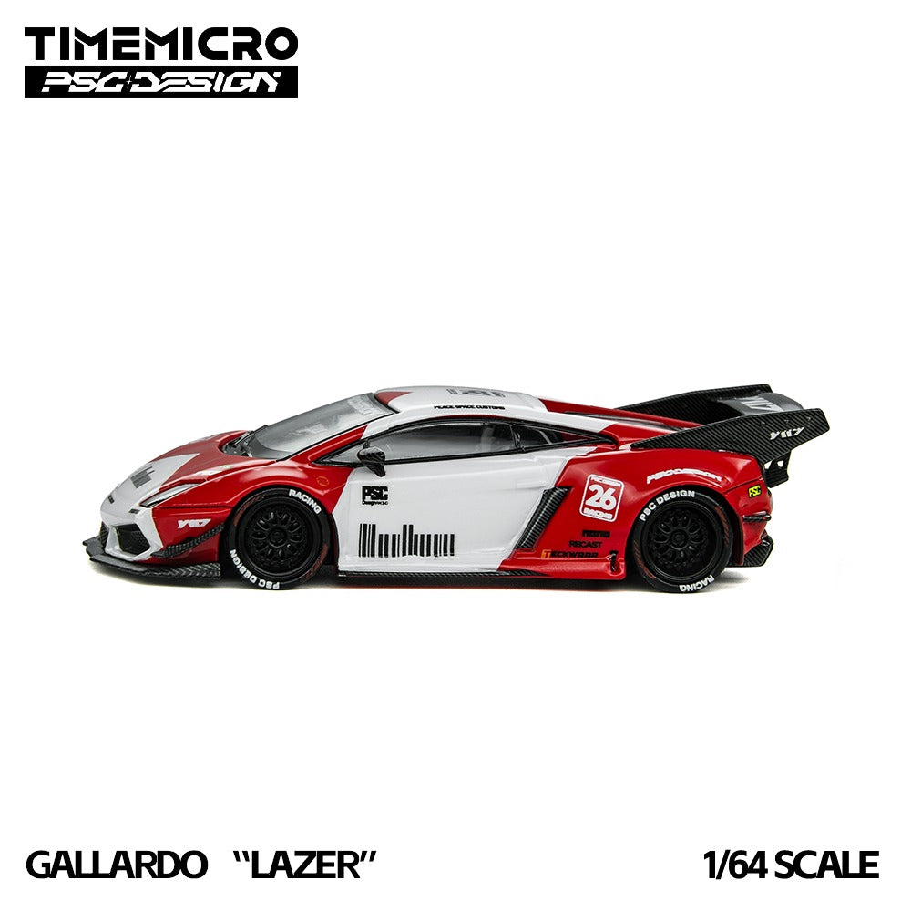 TimeMicro × PSC DESIGN 1:64 Gallardo "Lazer" Marlboro Tribute