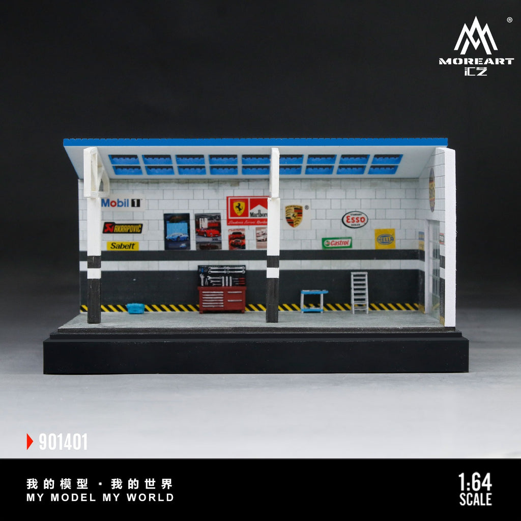 MoreArt 1:64 DIY Repair Room Scene 01 Model Scene Model