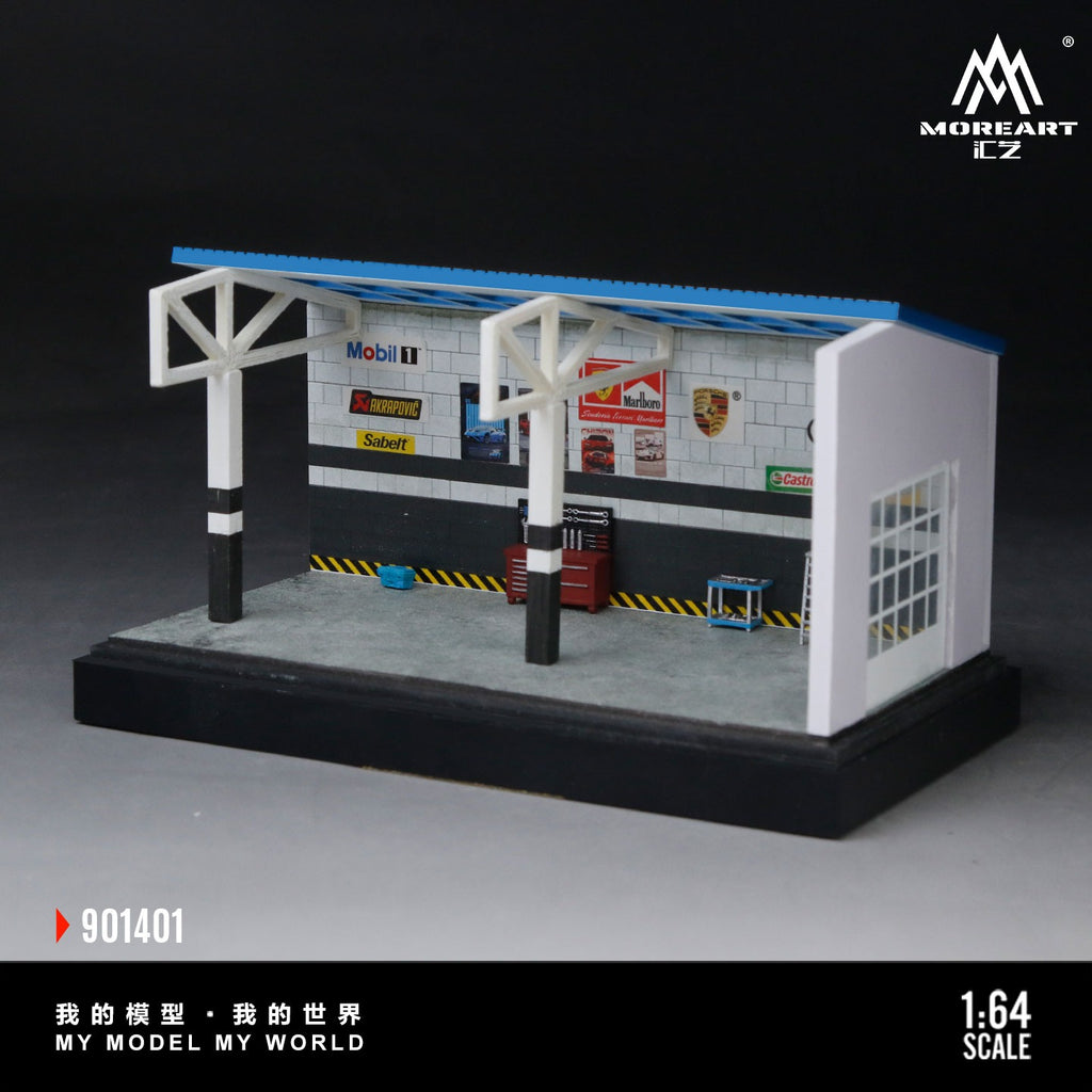 MoreArt 1:64 DIY Repair Room Scene 01 Model Scene Model