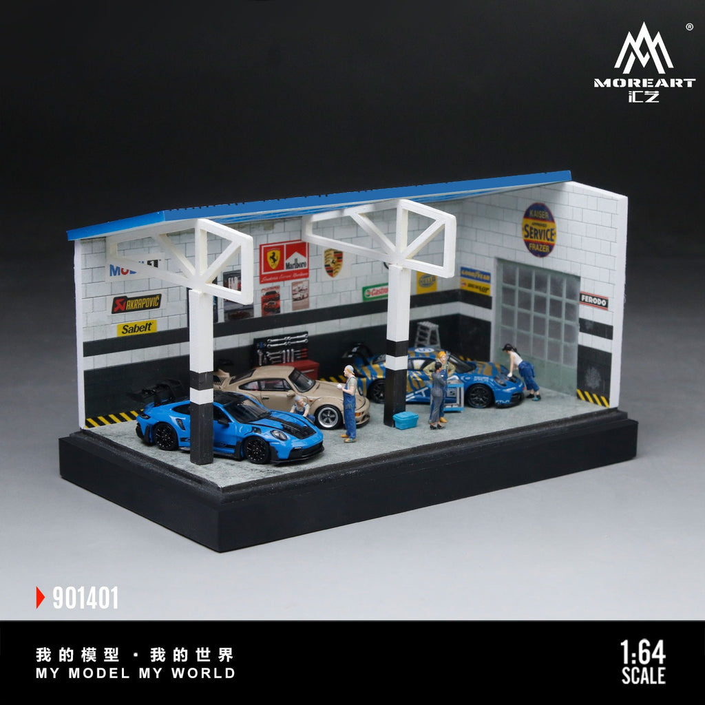 MoreArt 1:64 DIY Repair Room Scene 01 Model Scene Model