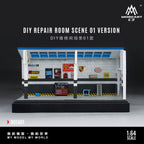 MoreArt 1:64 DIY Repair Room Scene 01 Model Scene Model