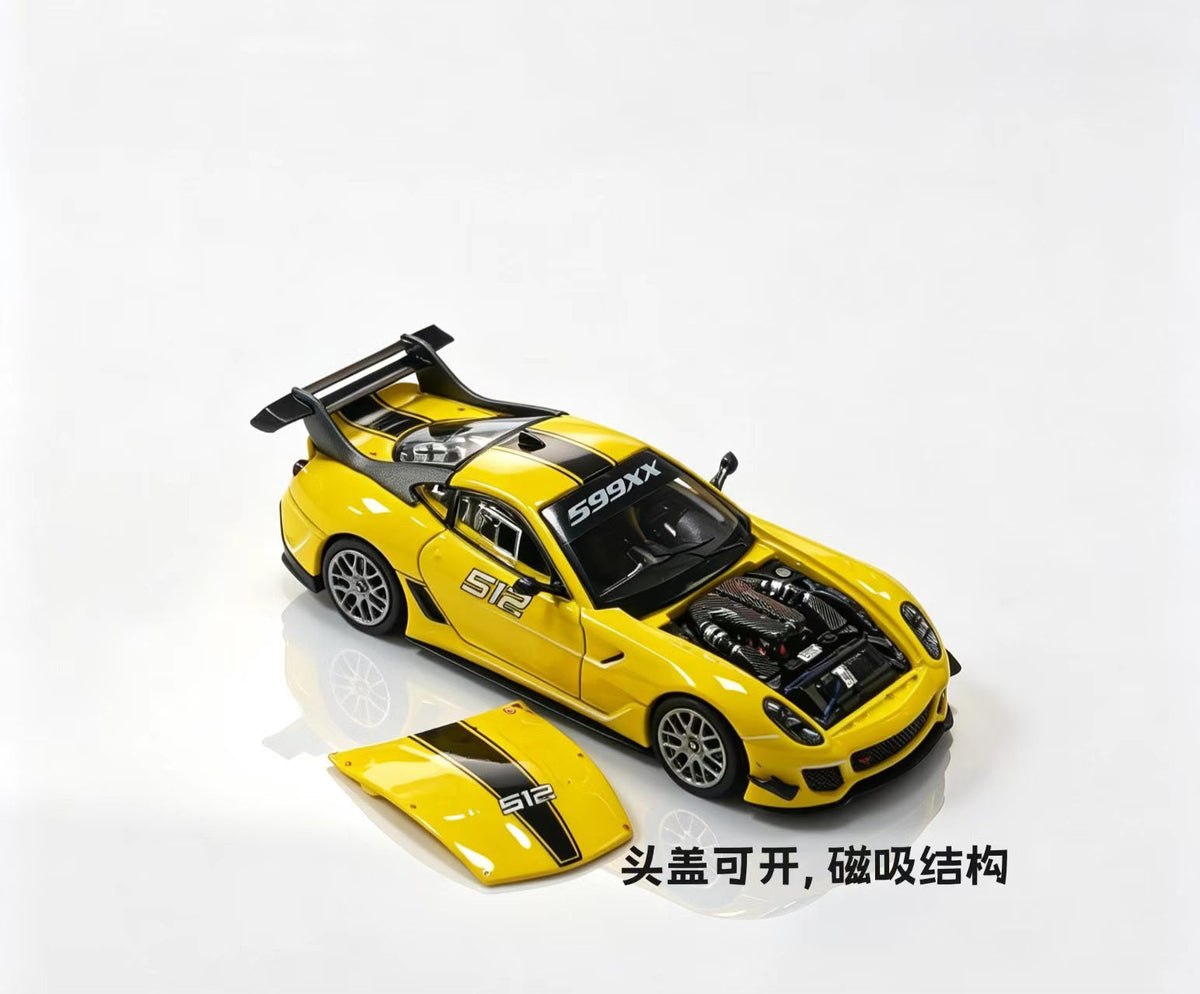 Rhino Model (RM) 1/64 Ferrari 599XX EVO (with opening engine hood)Diecast model