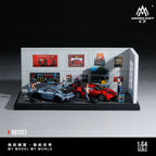 MoreArt 1:64 Automobile Maintenance Workshop Scene Model