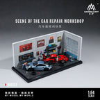 MoreArt 1:64 Automobile Maintenance Workshop Scene Model