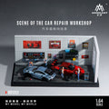 MoreArt 1:64 Automobile Maintenance Workshop Scene Model