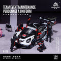 MoreArt 1:64 Racing Team Maintenance Personnel A Set - Realistic Resin Model