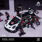 MoreArt 1:64 Racing Team Maintenance Personnel A Set - Realistic Resin Model