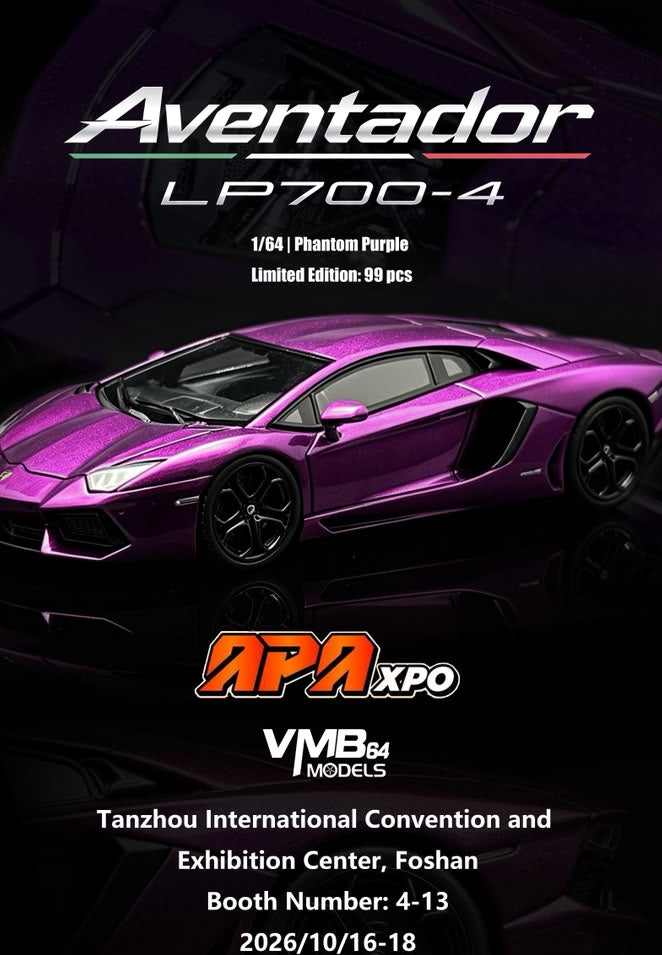 VMB Models - Aventador LP740 in Iridescent Purple APA XPO.